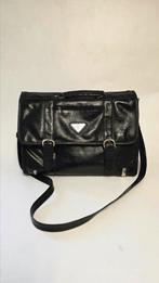 Leren aktetas ( Via Roma), Ophalen of Verzenden, Gebruikt, Zwart, Overige typen