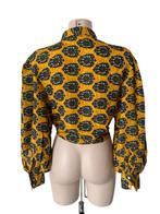 Sissel Edelbo blouse One Size, Maat 38/40 (M), Geel, Ophalen of Verzenden, Zo goed als nieuw