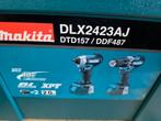 Te koop NIEUW Makita DLX2423AJ LXT 18V accu combiset (2x 2,0, Ophalen of Verzenden, Nieuw