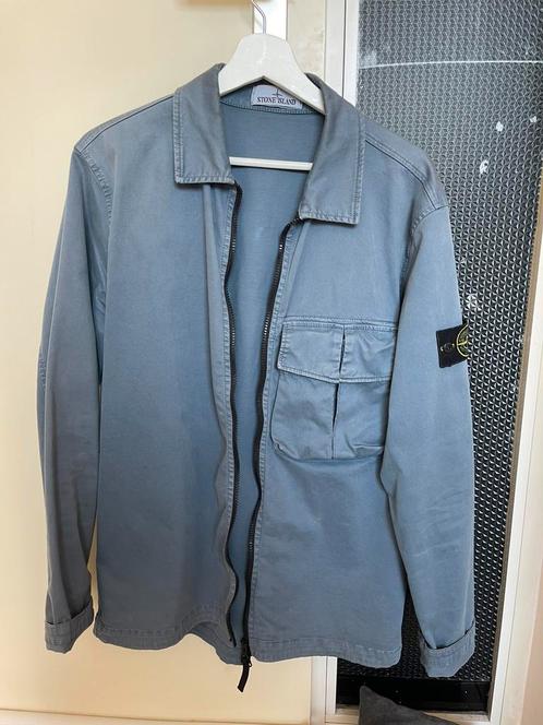 Stone Island Overshirt maat M, Kleding | Heren, Jassen | Zomer, Nieuw, Blauw, Ophalen of Verzenden