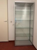 Glazen Vitrinekast met Metalen Frame, Ophalen, Met plank(en), 50 tot 100 cm, 150 tot 200 cm