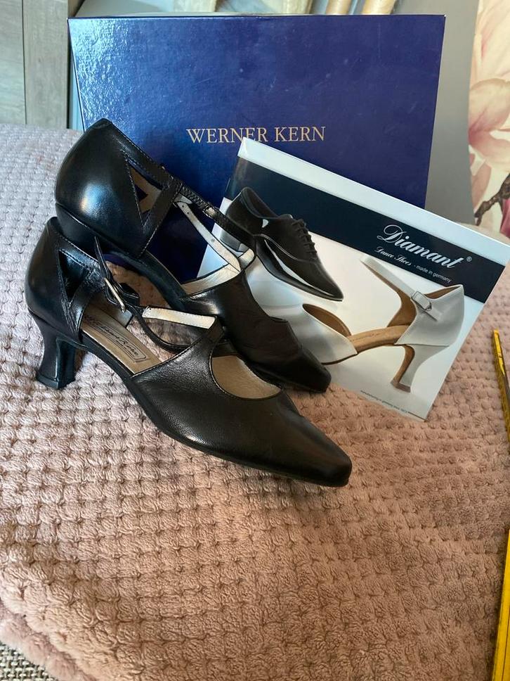 Werner Kern Dansschoenen Maat 6 (40). Voor maat 39., Kleding | Dames, Schoenen, Zo goed als nieuw, Dansschoenen, Zwart, Ophalen of Verzenden