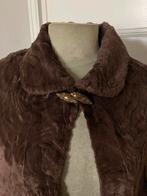 Prachtig vintage dun bontjasje, Maat 38/40 (M), Bruin, Ophalen of Verzenden, Zo goed als nieuw
