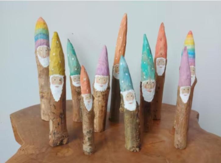 Kabouter woodcraft traktatie antroposofie waldorf vrijeschoo, Hobby en Vrije tijd, Vilt, Nieuw, Boek of Patroon, Ophalen of Verzenden