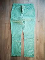 Groene broek met kreukeffect, Ophalen of Verzenden, Zo goed als nieuw, Maat 42/44 (L), Groen