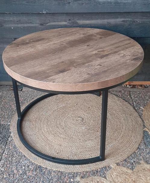 Nette bijzet-/salontafel | Industrieel, Huis en Inrichting, Tafels | Salontafels, Gebruikt, Minder dan 50 cm, 50 tot 100 cm, 50 tot 100 cm