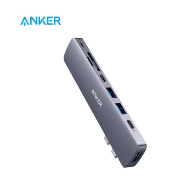 Anker Usb C Hub Voor Macbook 8-In-2 Usb C Adapter, Computers en Software, Dockingstations, Nieuw, USB-hub, Laptop, Ophalen of Verzenden