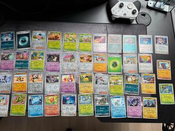 Pokemon reversed holo kaarten beschikbaar voor biedingen