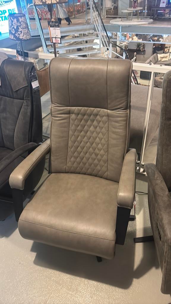 Relaxfauteuil Flex2-113 in medium, 3 motorig + zero gravity, Huis en Inrichting, Fauteuils, Nieuw, Leer, 50 tot 75 cm, Minder dan 75 cm