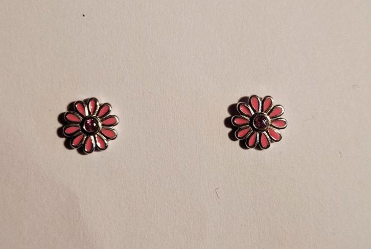 Zilver gerodineerde oorknopjes met emaille, Sieraden, Tassen en Uiterlijk, Oorbellen, Nieuw, Knopjes of Stekers, Zilver, Zilver