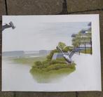 Sven Hoekstra - De Ooijpolder - Litho 1985, Verzenden