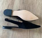& Other Stories, nieuw zwart suède slingbacks mt 41., Zwart, Nieuw, & Other Stories, Sandalen of Muiltjes