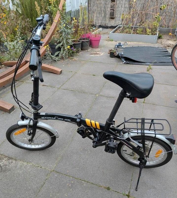 Vouwfiets met 6 versnellingen, Fietsen en Brommers, Fietsen | Vouwfietsen, Gebruikt, Overige merken, 14 tot 16 inch, Deels opvouwbaar