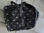 Rugzak zwart met wit gebruikt, Ophalen of Verzenden, Gebruikt, 25 tot 40 cm