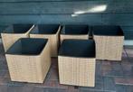 6 Gnabbas manden voor ikea kallax Vakkenkast, Ophalen, Zo goed als nieuw, Rechthoekig