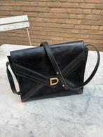 Delvaux damestas, Ophalen of Verzenden, Zo goed als nieuw, Zwart, Schoudertasje
