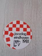 sticker jazzdag eindhoven 1981, Ophalen of Verzenden, Zo goed als nieuw, Winkel of Supermarkt