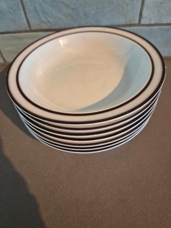 Thomas Scandic Shadow diepe borden, Huis en Inrichting, Keuken | Servies, Gebruikt, Bord(en), Overige stijlen, Porselein, Ophalen of Verzenden