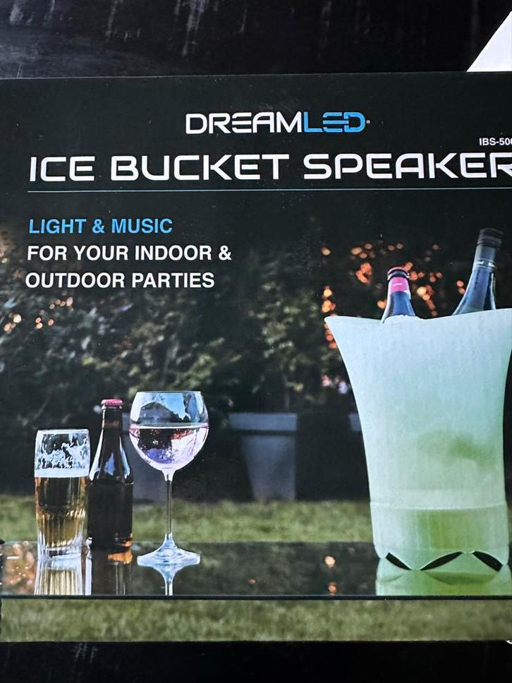 Ice Bucket Speaker met LED - Nieuw!, Audio, Tv en Foto, Luidsprekers, Nieuw, Overige typen, Minder dan 60 watt, Overige merken