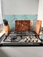 Gaskookplaat - In goede staat, Witgoed en Apparatuur, Kookplaten, Ophalen, Gebruikt, 4 kookzones, Inbouw