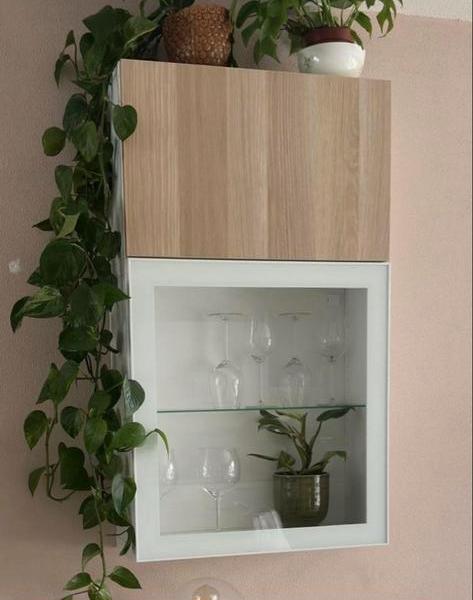 Besta Kastcombinatie Lappviken/Glassvik - Drachten, Huis en Inrichting, Kasten | Dressoirs, Gebruikt, 50 tot 100 cm, 25 tot 50 cm