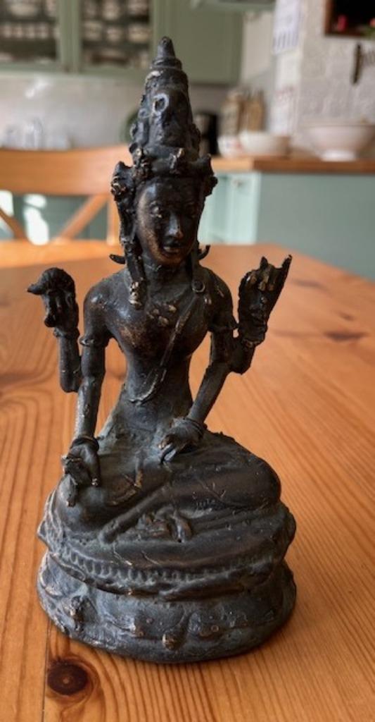 Bronzen beeld van Tara, Antiek en Kunst, Kunst | Niet-Westerse kunst, Ophalen of Verzenden
