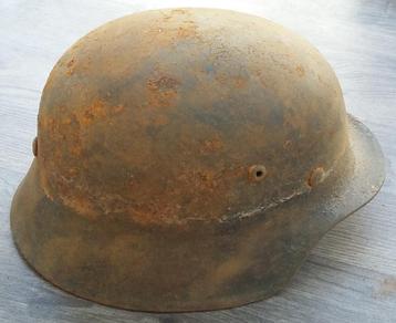 Duitse Helm Tweede Wereldoorlog Stahlhelm Staalhelm Soldaat beschikbaar voor biedingen