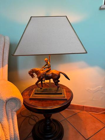 Engelse schemerlamp bronzen voet beschikbaar voor biedingen