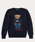 Ralph Lauren Trui met Beer, Ophalen of Verzenden, Zo goed als nieuw, Maat 48/50 (M), Blauw