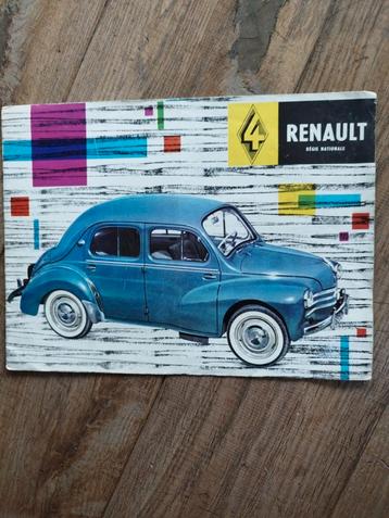 Renault 4 Brochure - 1959 - Nederlands beschikbaar voor biedingen