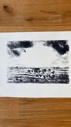 Litho eigen druk Johan Groot: Koppel Koeien, Antiek en Kunst, Kunst | Litho's en Zeefdrukken, Ophalen