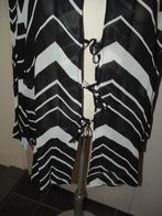 Nieuw! Bandolera zwart - witte transparante blouse maat 44, Zwart, Maat 42/44 (L), Nieuw, Ophalen of Verzenden