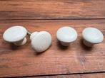 Houten kastknoppen / ladeknoppen - set van 4, Wandkapstok, Gebruikt, Ophalen of Verzenden, Minder dan 100 cm