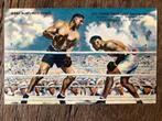 Vintage ansichtkaart met originele handtekening Jack Dempsey, Antiek en Kunst, Curiosa en Brocante, Ophalen of Verzenden