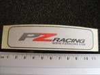 sticker PZ racing com logo, Verzenden, Zo goed als nieuw, Bedrijf of Vereniging