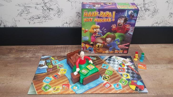 Maak papa niet wakker spel, Hobby en Vrije tijd, Gezelschapsspellen | Bordspellen, Zo goed als nieuw, Ophalen of Verzenden