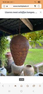 prachtige roes schijfjeslamp, Ophalen, Nieuw, Metaal, 50 tot 75 cm