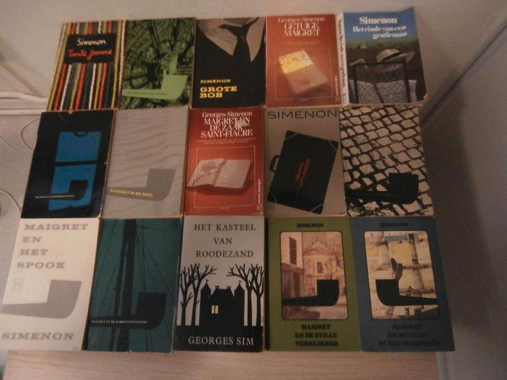 George Simenon., Boeken, Detectives, Gelezen, Ophalen of Verzenden
