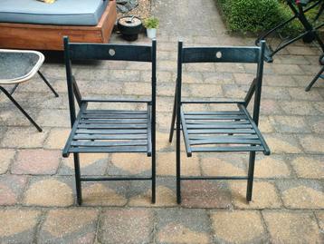 Tuinstoelen zwart beschikbaar voor biedingen