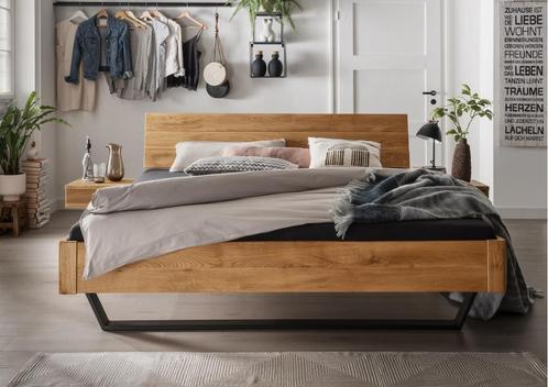 Tucson 2-persoonsbed - Massief eiken, Huis en Inrichting, Slaapkamer | Bedden