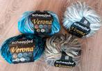 4 kleuren Scheepjeswol Verona 100 gram 50% Wol-50% Acryl, Ophalen of Verzenden, Nieuw, Breien of Haken, Wol of Garen
