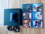 Playstation 4 Pro met 6 spellen, Spelcomputers en Games, Ophalen, 1 TB, Met 1 controller, Pro