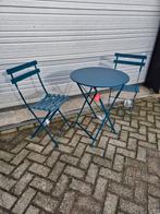 Nieuwe fermob bistro set acapulco blue Setprijs, Ophalen, Nieuw, Metaal
