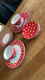Oilyli servies polkadot, Ophalen of Verzenden, Zo goed als nieuw, Bord(en), Overige stijlen