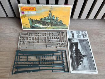 Matchbox 1/700 U.S.S Fletcher 1978 modelkit beschikbaar voor biedingen