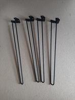 Zwarte tafelpoten, Huis en Inrichting, Tafelonderdelen, Ophalen, Rond, 50 tot 100 cm, 50 tot 100 cm