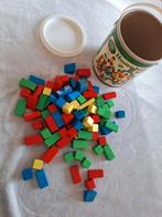 Blokkenton houten blokken tbv goed doel, Ophalen of Verzenden, Gebruikt