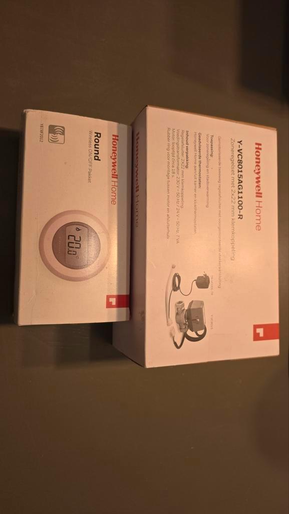 Honeywell Home Zoneregelset + Round Wireless Thermostaat, Doe-het-zelf en Verbouw, Thermostaten, Nieuw, Ophalen of Verzenden