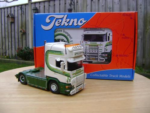 Tekno  Scania 4 serie topline Patrick v/d Hoeven, Hobby en Vrije tijd, Modelauto's | 1:50, Nieuw, Bus of Vrachtwagen, Tekno, Verzenden