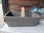 Oude houten mand met handvat, Antiek en Kunst, Curiosa en Brocante, Ophalen